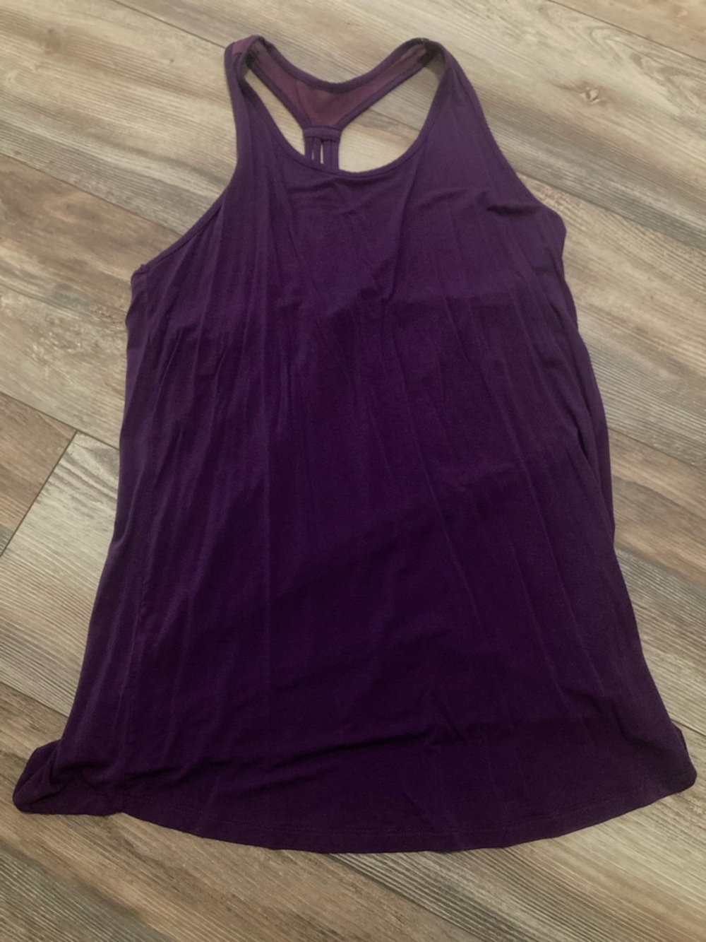 Gaiam Purple Workout Top STRAPPY BACK Women’s Size M